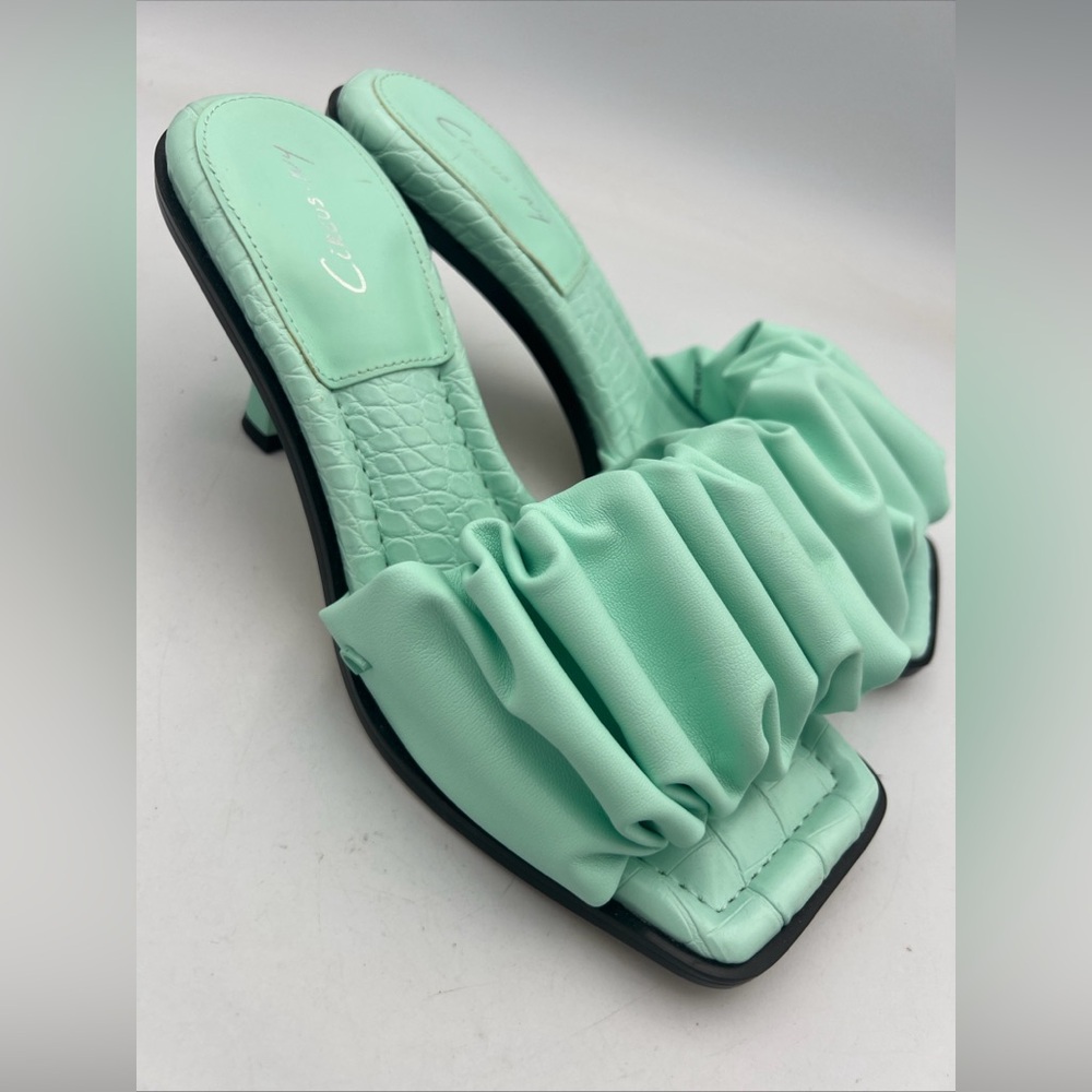 Circus by Sam Edelman women’s Size 8.5 Mint Green Crush Slade Sandal Heel NEW - Picture 2 of 11